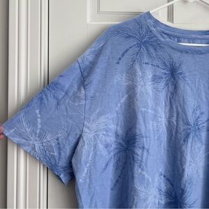 Gap Cotton Slub Jersey T-Shirt Tropical Print Women’s Size XXL